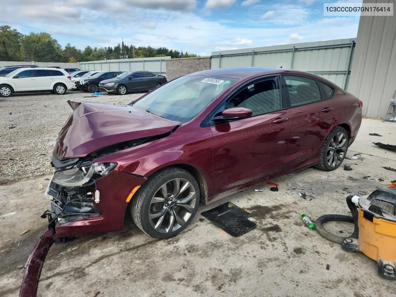 1C3CCCDG7GN176414 2016 Chrysler 200 S