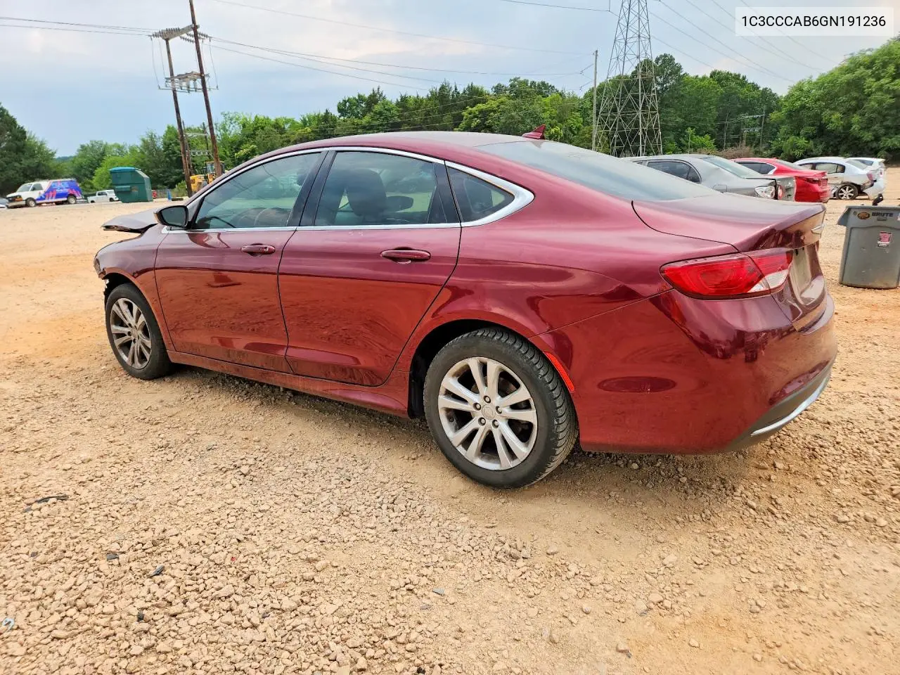 2016 Chrysler 200 Limited VIN: 1C3CCCAB6GN191236 Lot: 56623896
