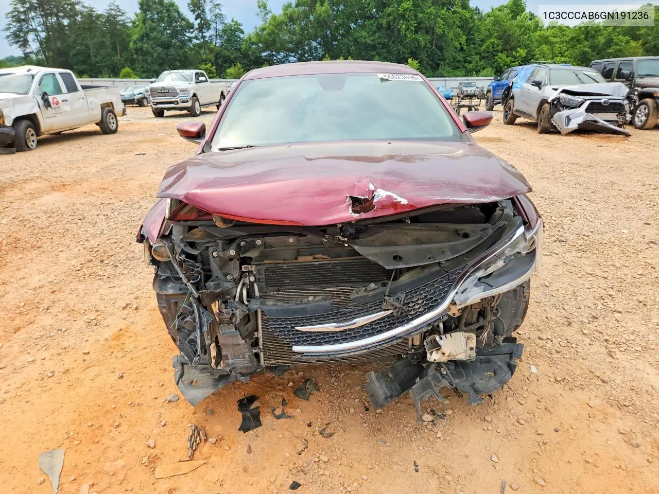 2016 Chrysler 200 Limited VIN: 1C3CCCAB6GN191236 Lot: 56623896