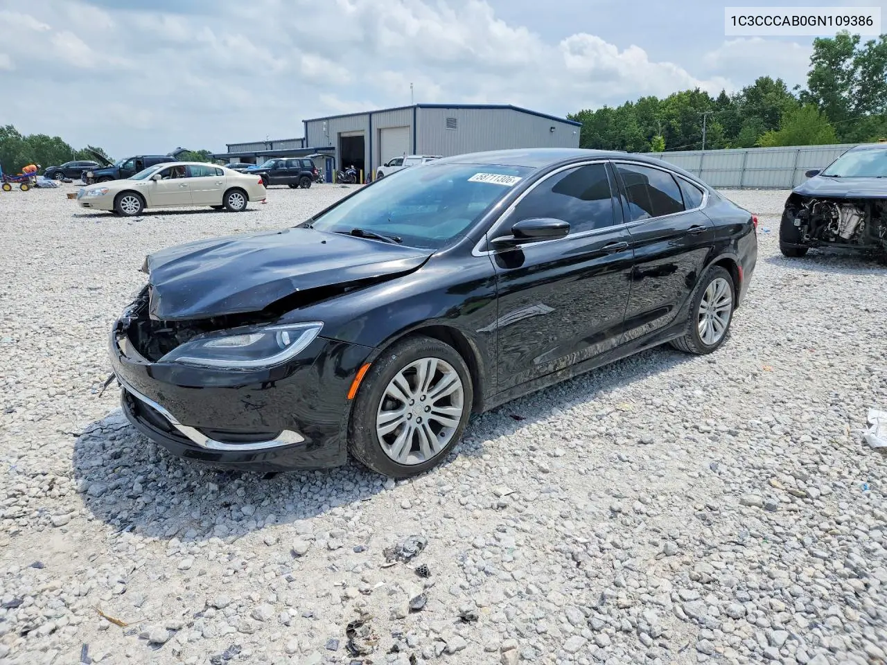2016 Chrysler 200 Limited VIN: 1C3CCCAB0GN109386 Lot: 58711306