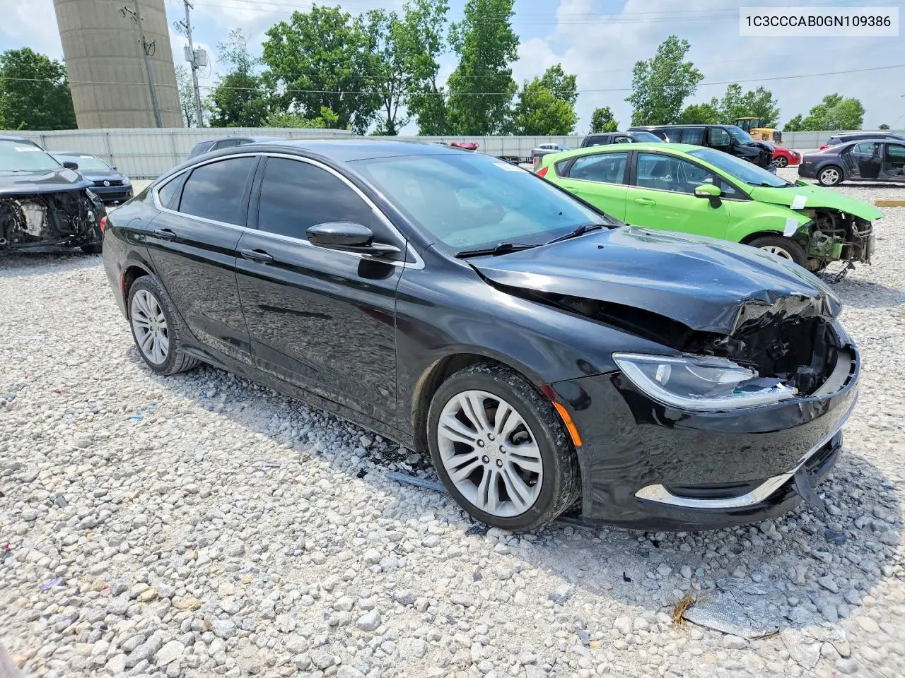 2016 Chrysler 200 Limited VIN: 1C3CCCAB0GN109386 Lot: 58711306