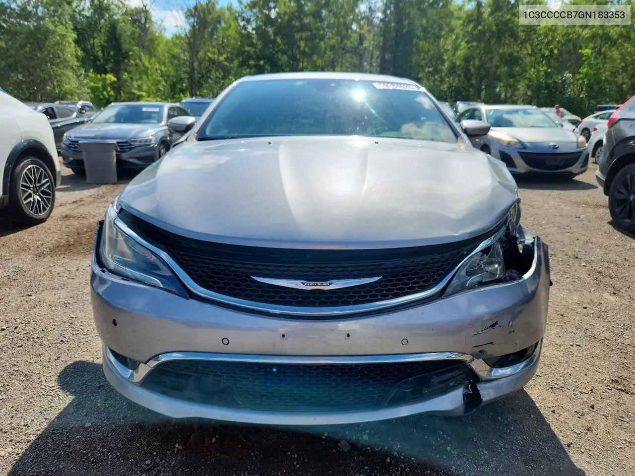 2016 Chrysler 200 C VIN: 1C3CCCCB7GN183353 Lot: 59384926