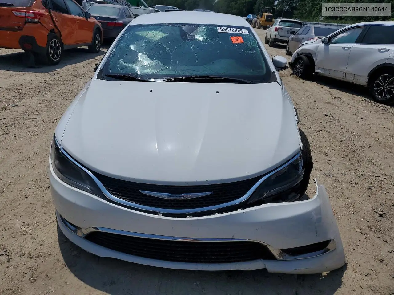2016 Chrysler 200 VIN: 1C3CCCAB8GN140644 Lot: 59610956