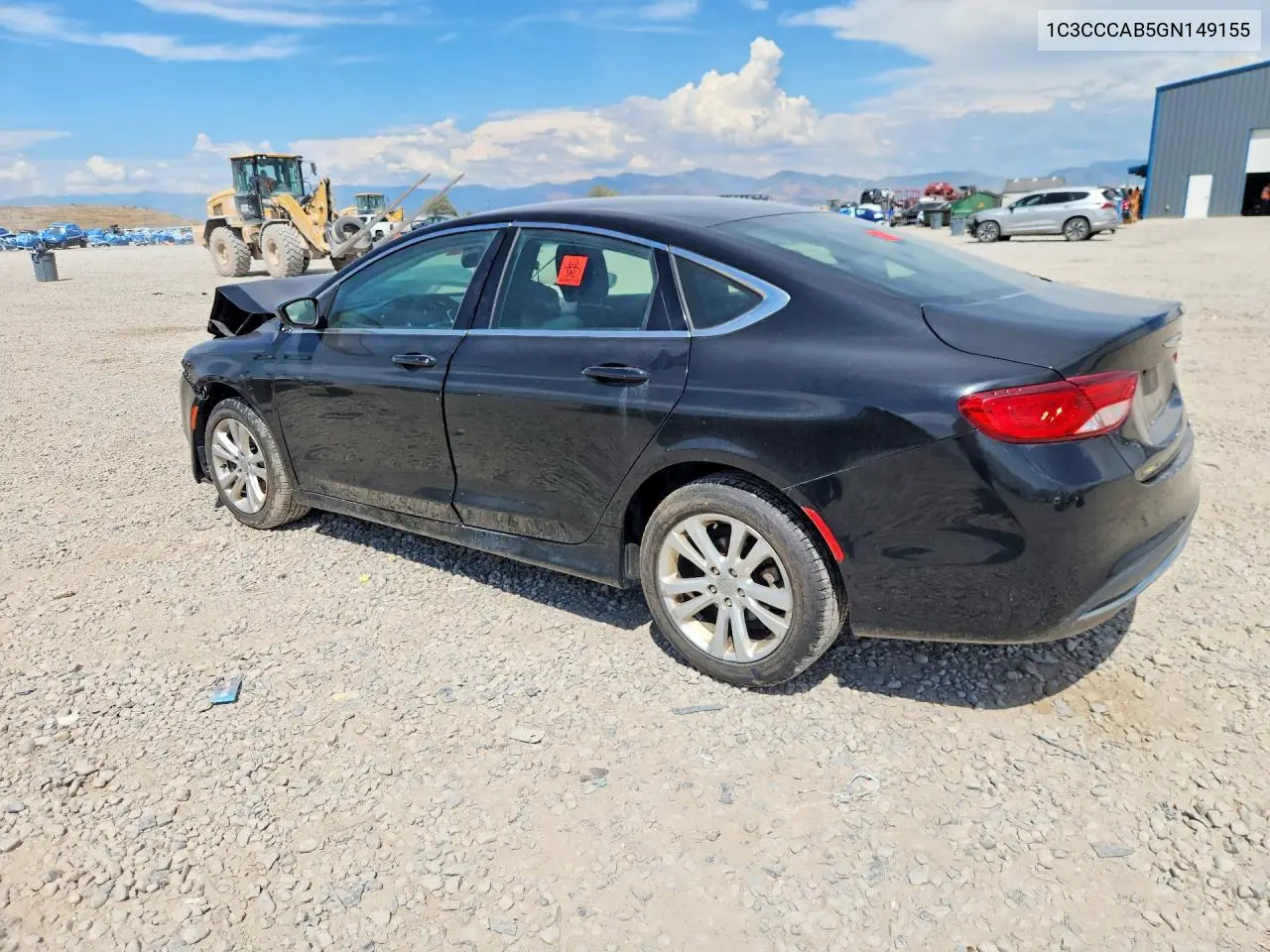 2016 Chrysler 200 Limited VIN: 1C3CCCAB5GN149155 Lot: 59809686