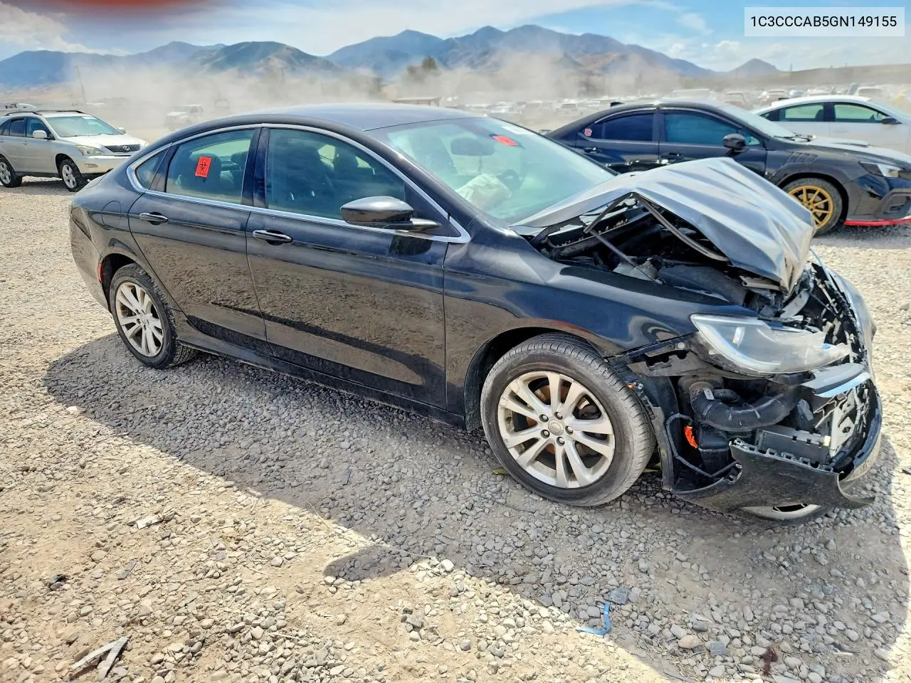 2016 Chrysler 200 Limited VIN: 1C3CCCAB5GN149155 Lot: 59809686