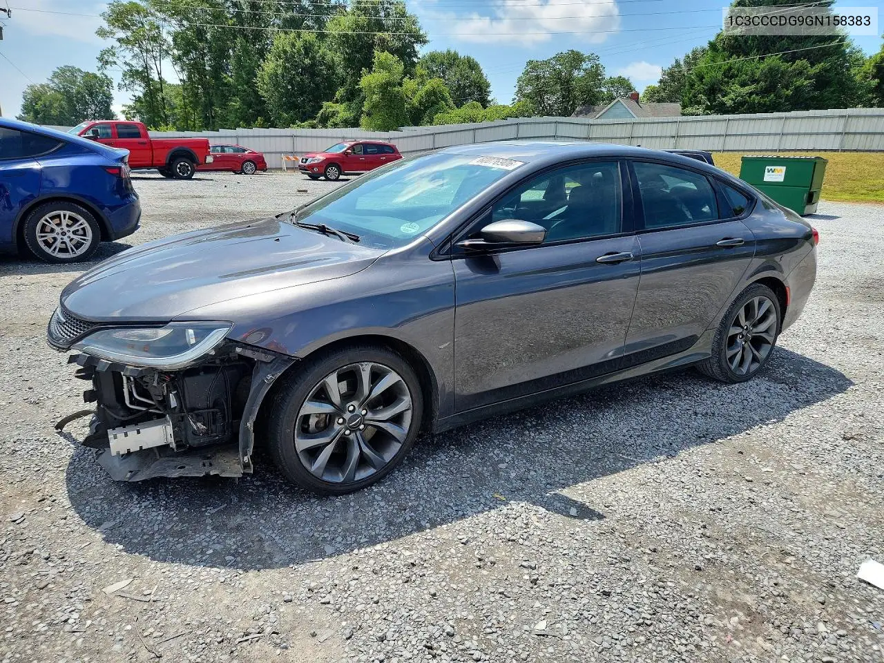 2016 Chrysler 200 S VIN: 1C3CCCDG9GN158383 Lot: 60076906