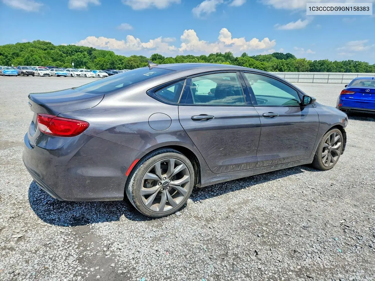 2016 Chrysler 200 S VIN: 1C3CCCDG9GN158383 Lot: 60076906