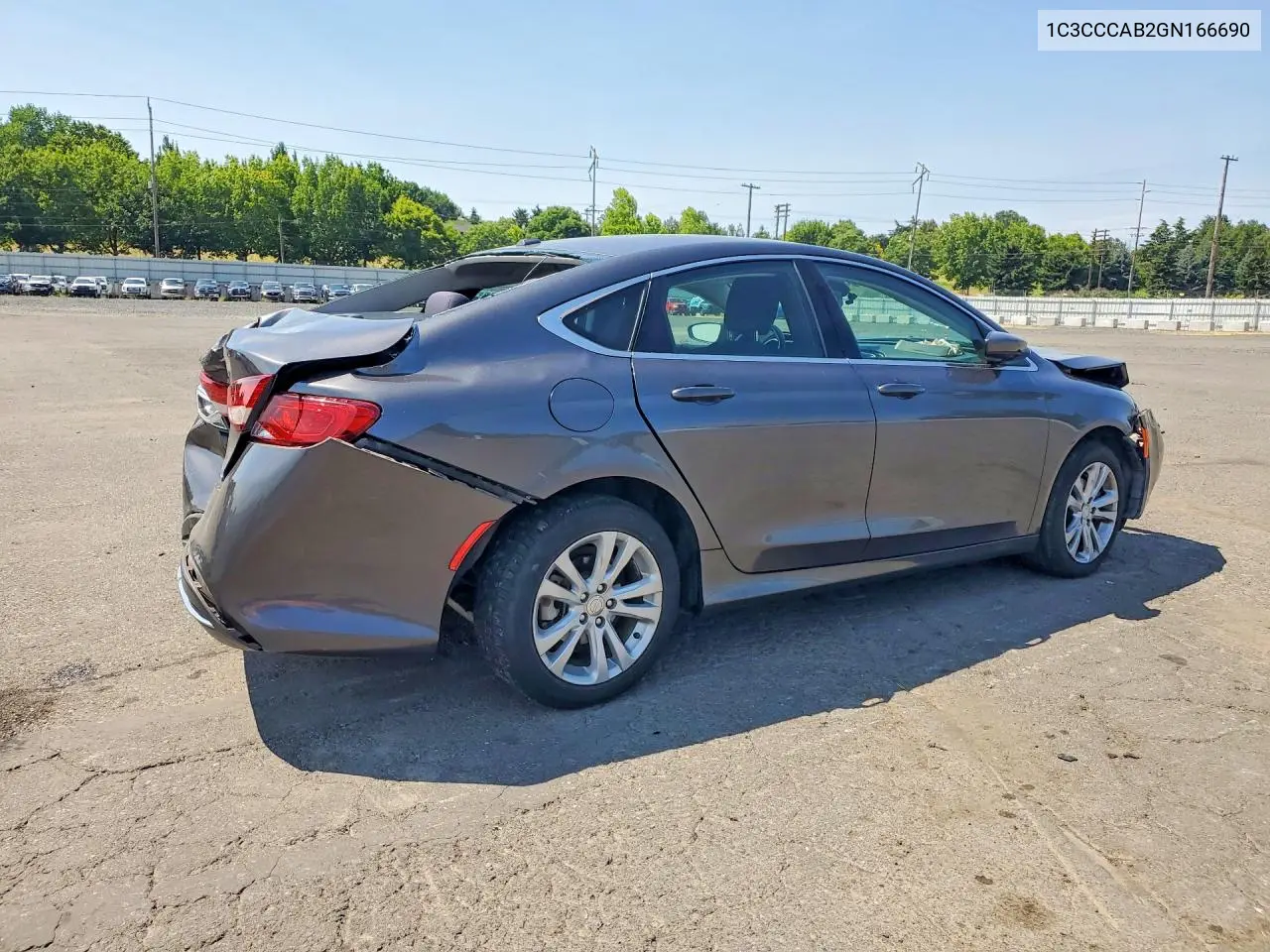 2016 Chrysler 200 Limited VIN: 1C3CCCAB2GN166690 Lot: 60715586