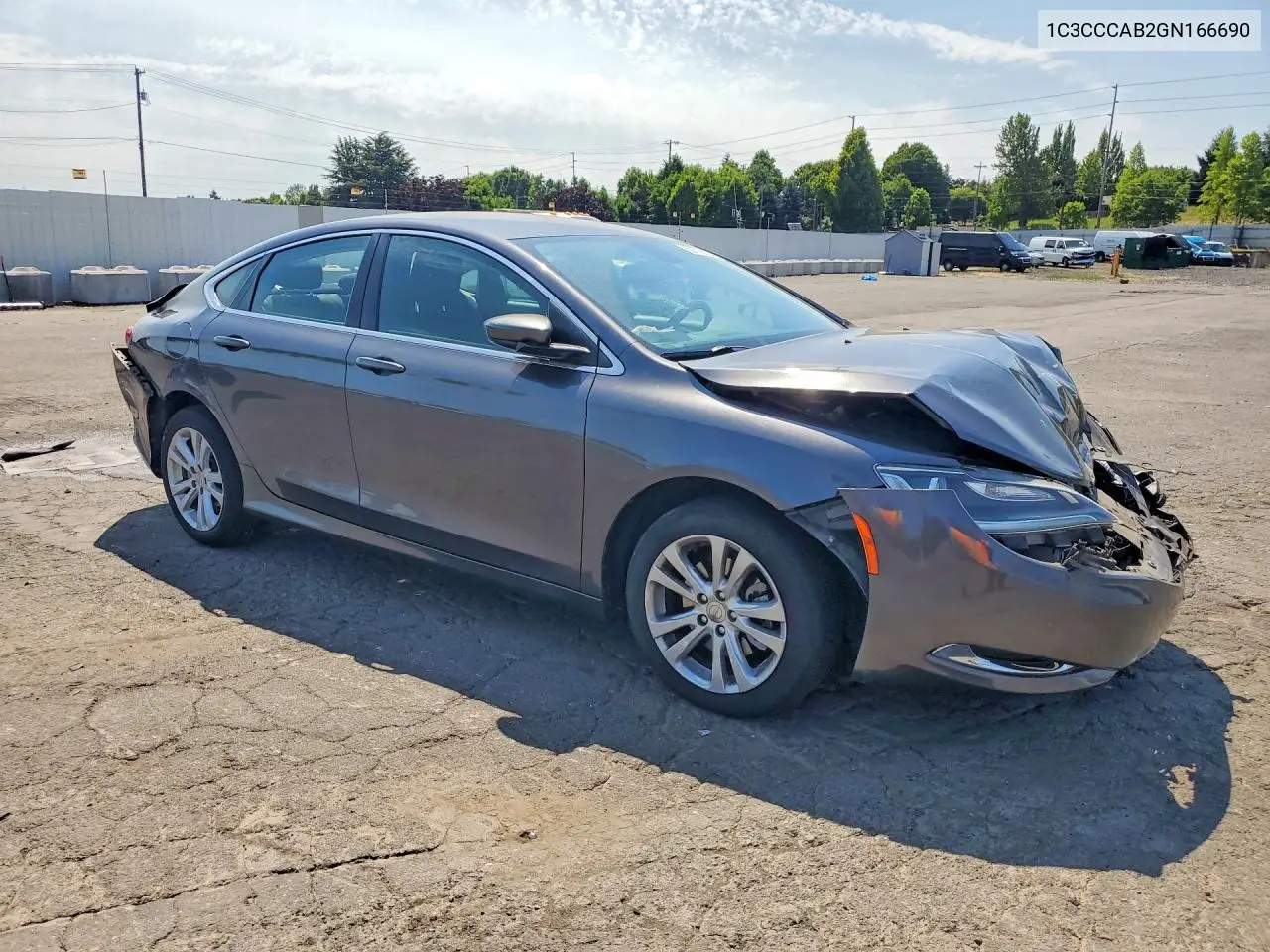 2016 Chrysler 200 Limited VIN: 1C3CCCAB2GN166690 Lot: 60715586