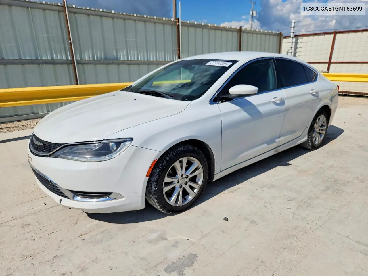 2016 Chrysler 200 Limited VIN: 1C3CCCAB1GN163599 Lot: 60764396