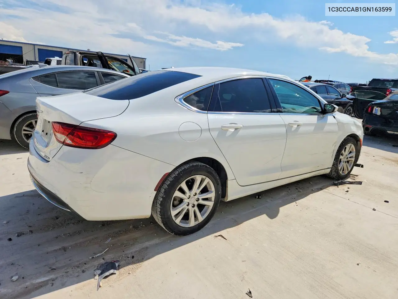 2016 Chrysler 200 Limited VIN: 1C3CCCAB1GN163599 Lot: 60764396