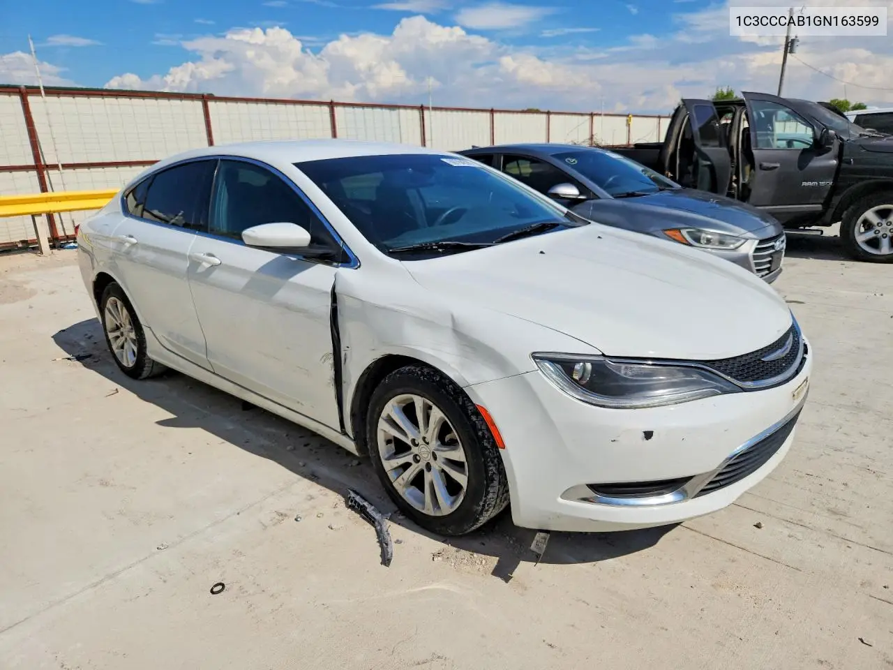 2016 Chrysler 200 Limited VIN: 1C3CCCAB1GN163599 Lot: 60764396