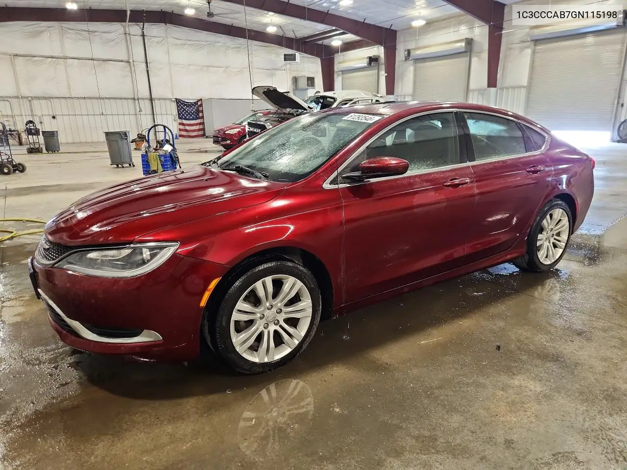 2016 Chrysler 200 Limited VIN: 1C3CCCAB7GN115198 Lot: 61293546