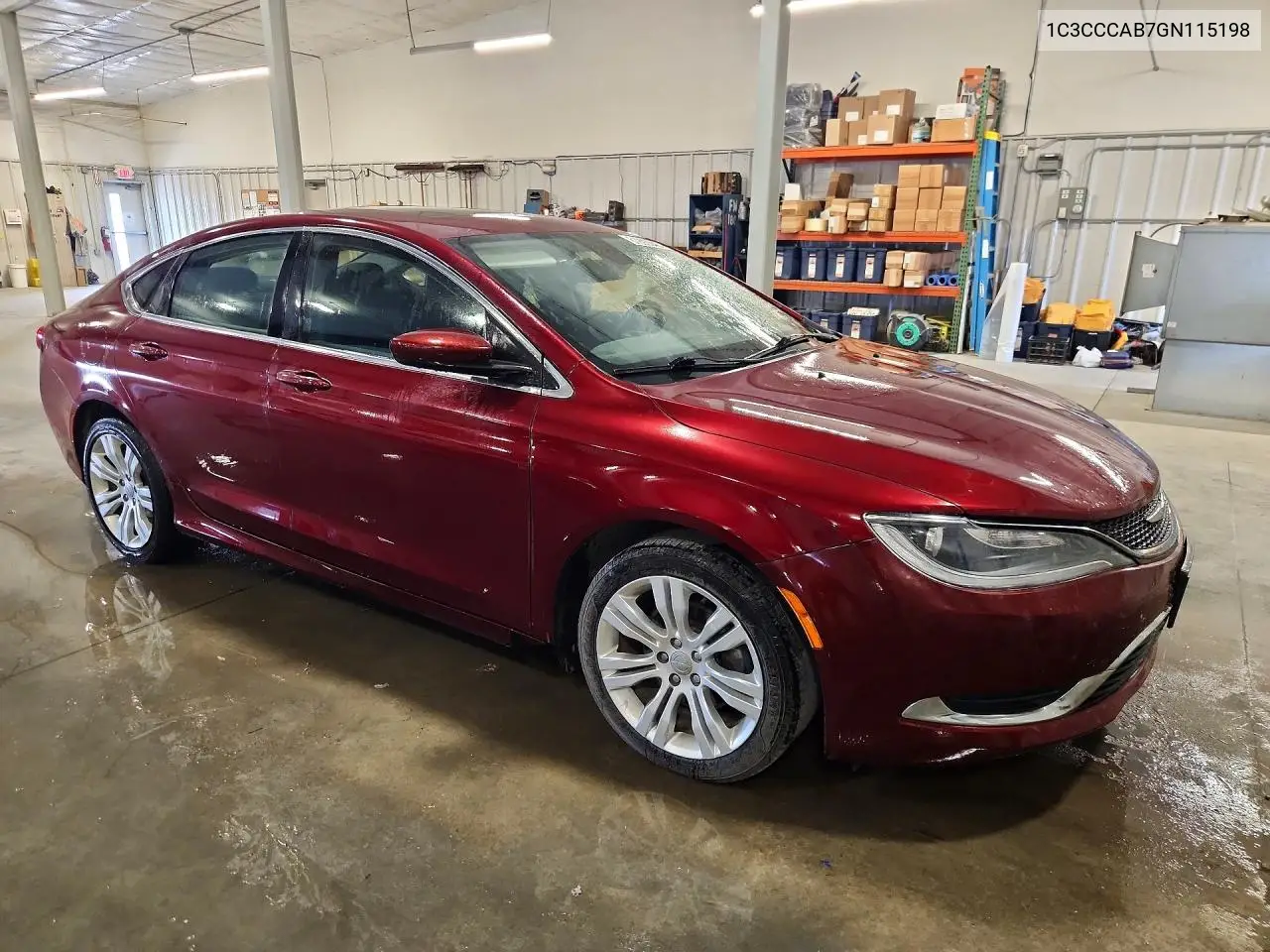 2016 Chrysler 200 Limited VIN: 1C3CCCAB7GN115198 Lot: 61293546