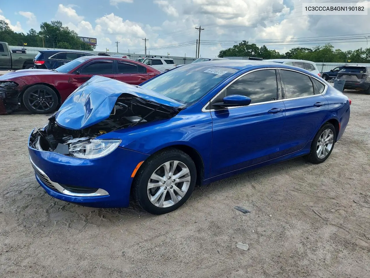 2016 Chrysler 200 Limited VIN: 1C3CCCAB4GN190182 Lot: 61318726