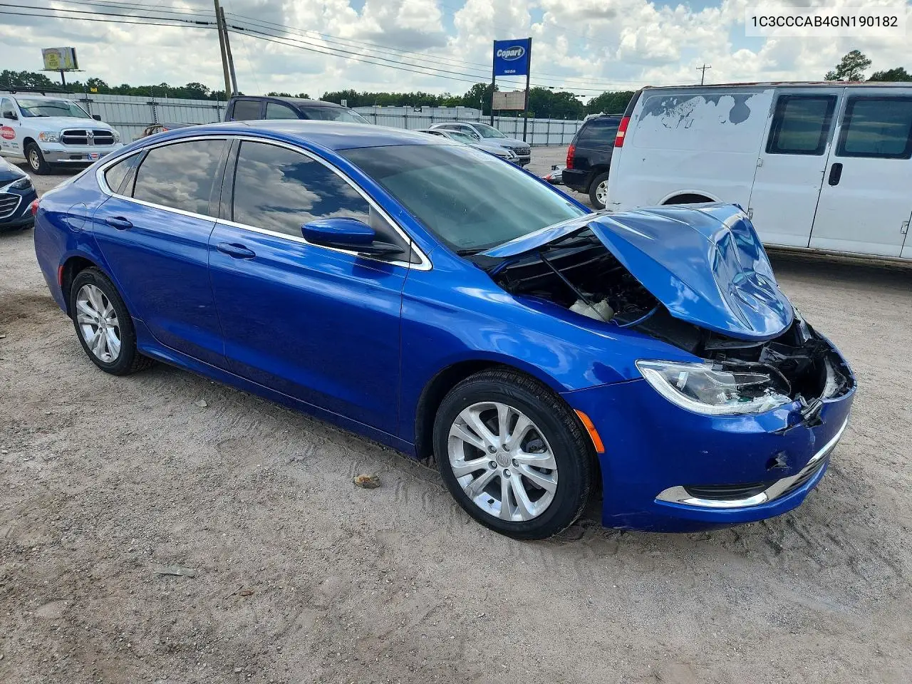 2016 Chrysler 200 Limited VIN: 1C3CCCAB4GN190182 Lot: 61318726