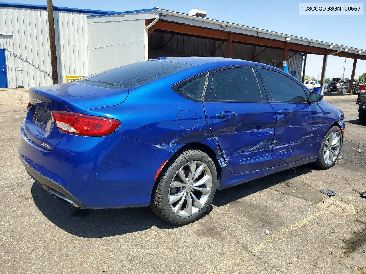 2016 Chrysler 200 S VIN: 1C3CCCDG8GN100667 Lot: 61330556