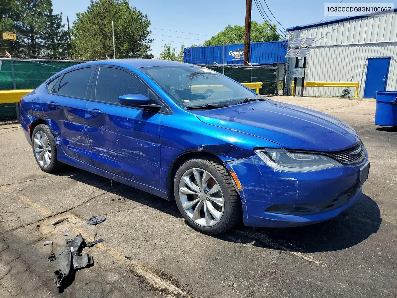2016 Chrysler 200 S VIN: 1C3CCCDG8GN100667 Lot: 61330556