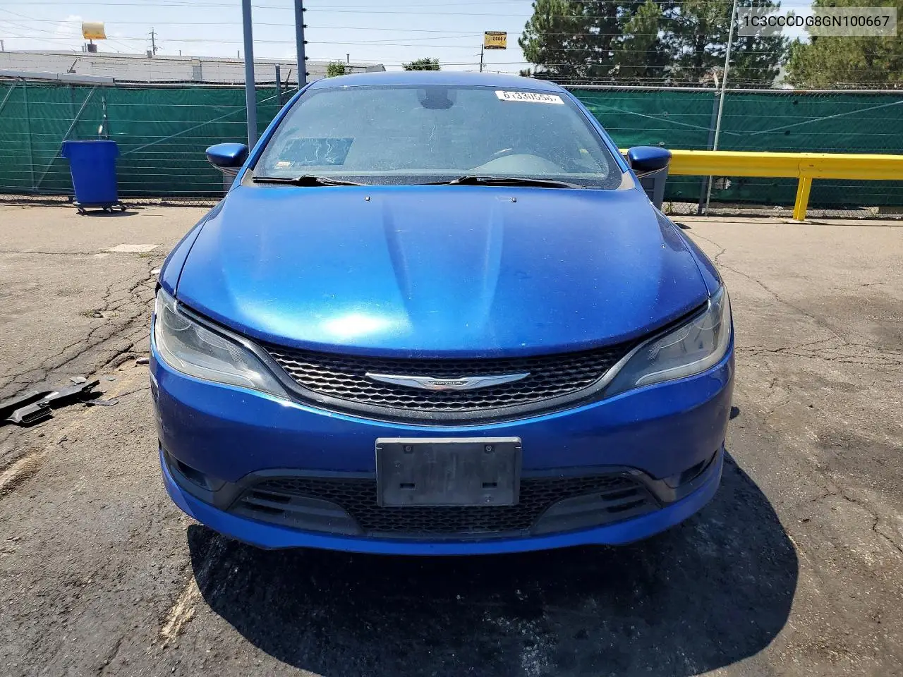 2016 Chrysler 200 S VIN: 1C3CCCDG8GN100667 Lot: 61330556