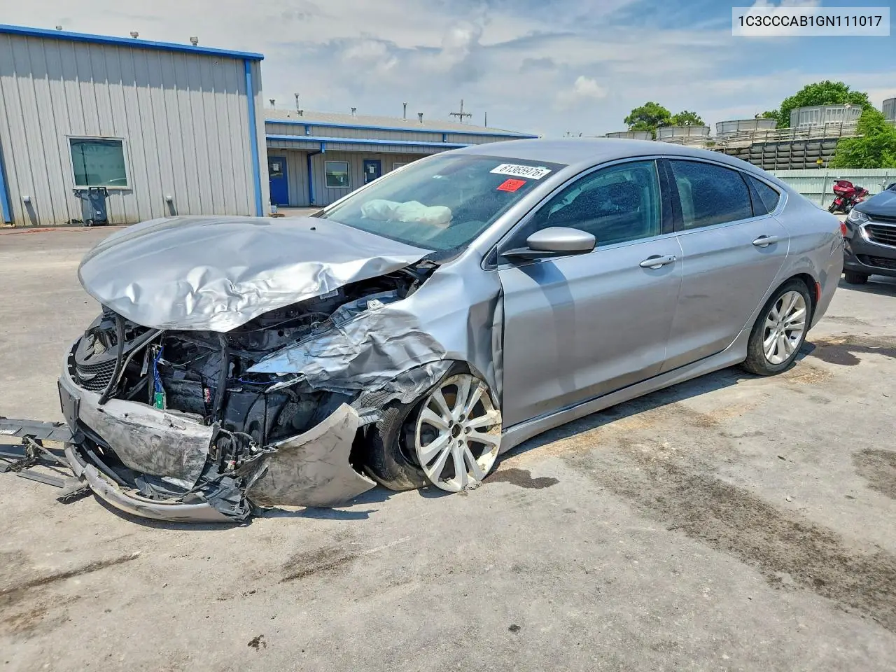 2016 Chrysler 200 Limited VIN: 1C3CCCAB1GN111017 Lot: 61365976