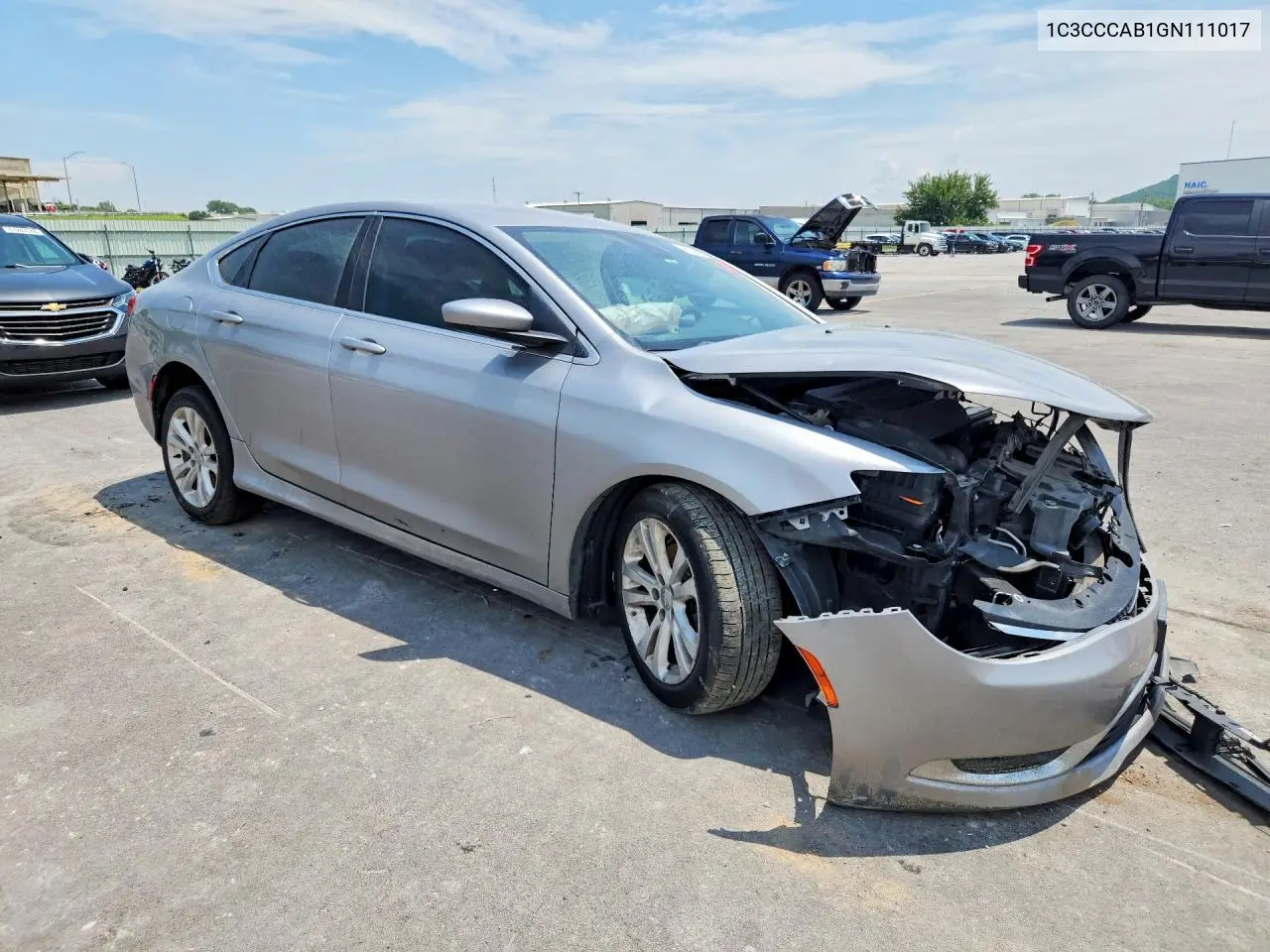 2016 Chrysler 200 Limited VIN: 1C3CCCAB1GN111017 Lot: 61365976