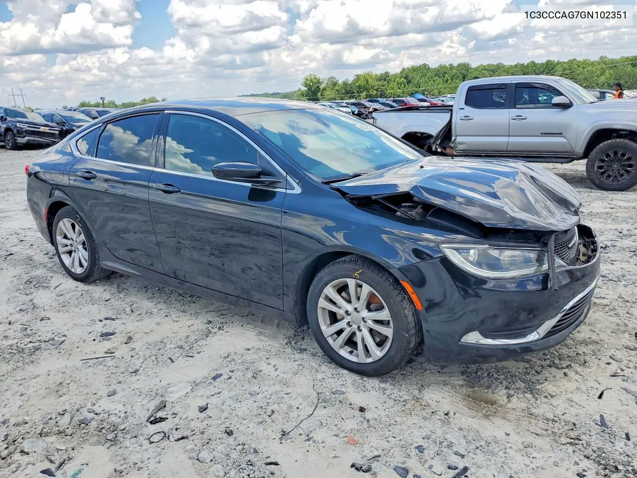 2016 Chrysler 200 Limited VIN: 1C3CCCAG7GN102351 Lot: 61505166