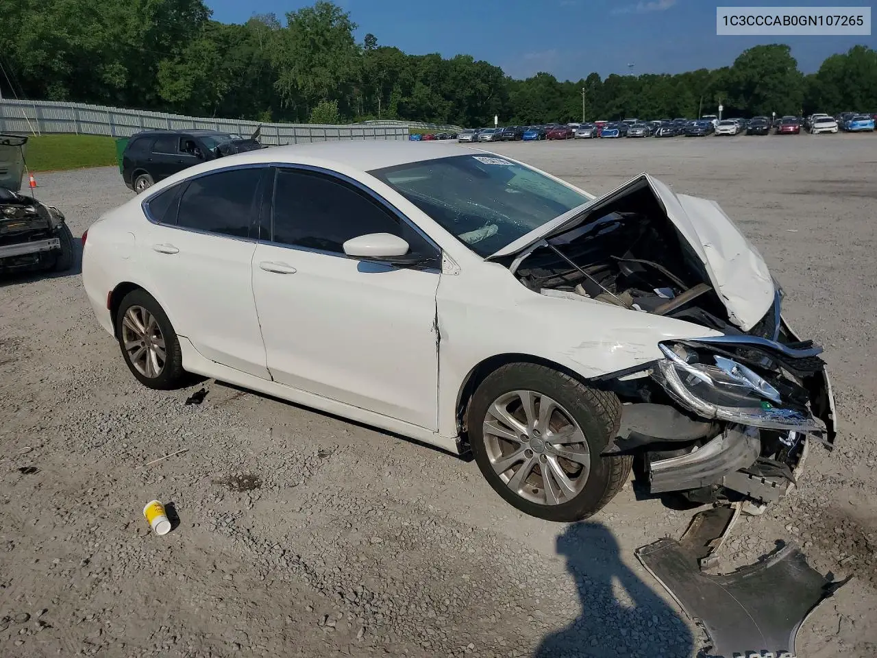 2016 Chrysler 200 Limited VIN: 1C3CCCAB0GN107265 Lot: 61547796