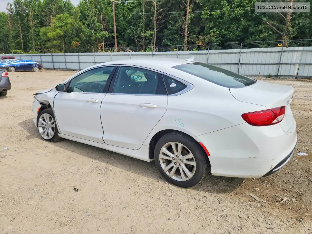 2017 Chrysler 200 Limited VIN: 1C3CCCAB6HN505615 Lot: 59942686