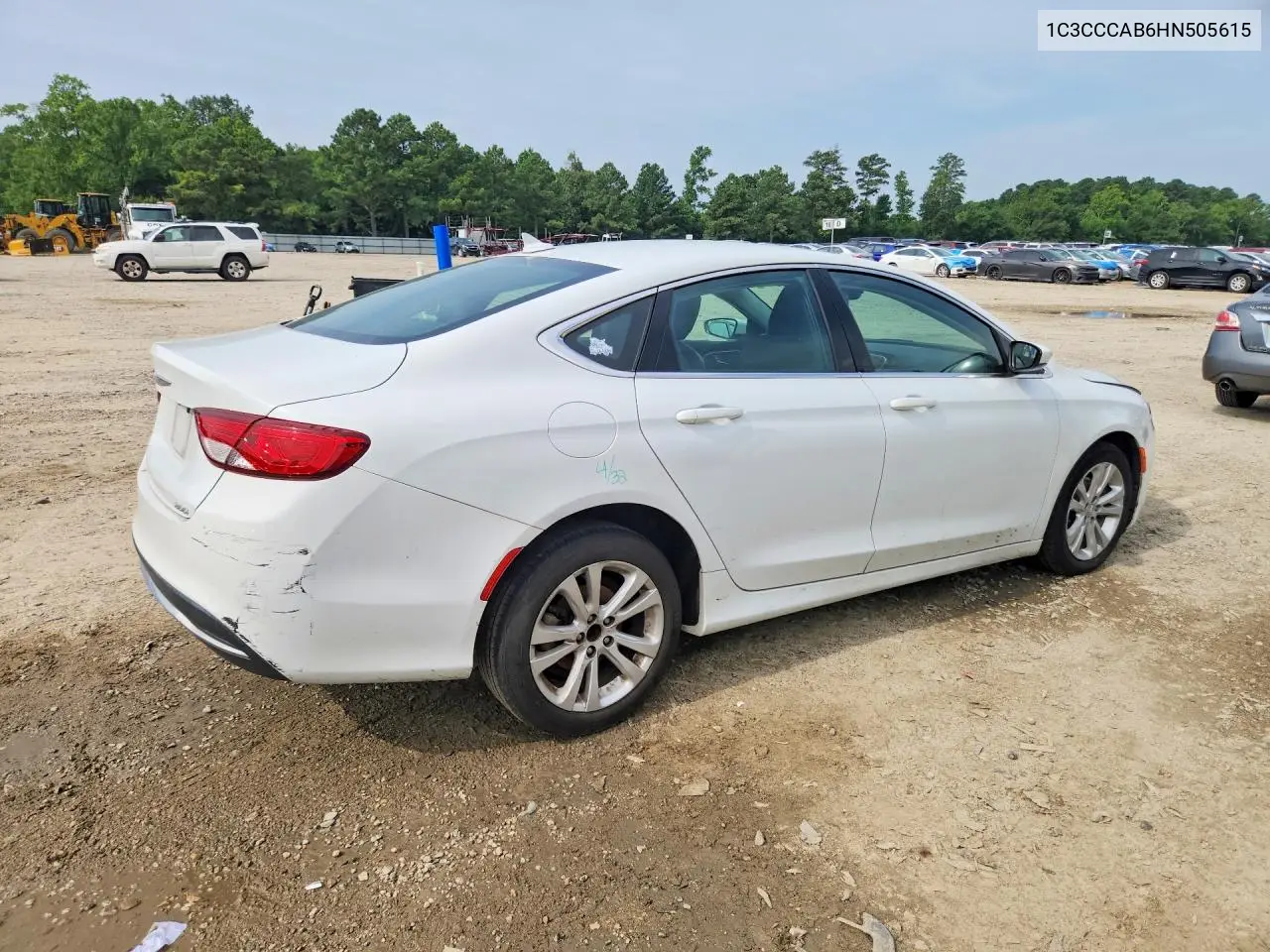 2017 Chrysler 200 Limited VIN: 1C3CCCAB6HN505615 Lot: 59942686
