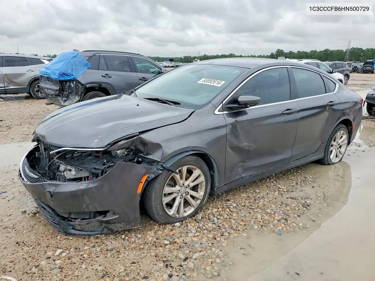 2017 Chrysler 200 Lx VIN: 1C3CCCFB6HN500729 Lot: 60892616