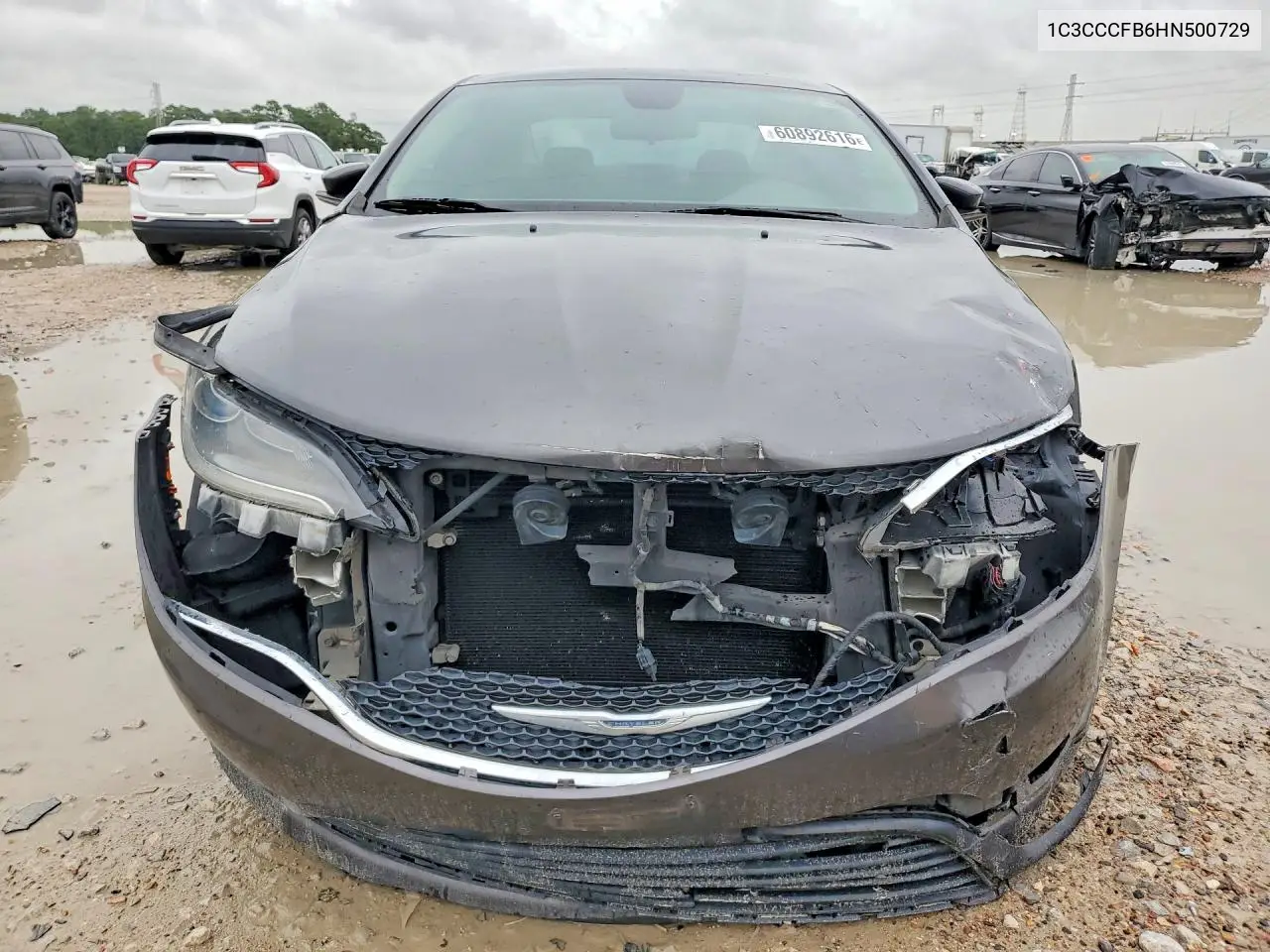 2017 Chrysler 200 Lx VIN: 1C3CCCFB6HN500729 Lot: 60892616