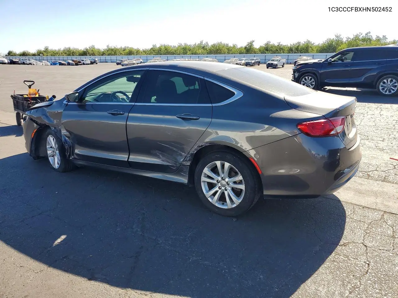 2017 Chrysler 200 Lx VIN: 1C3CCCFBXHN502452 Lot: 61328436