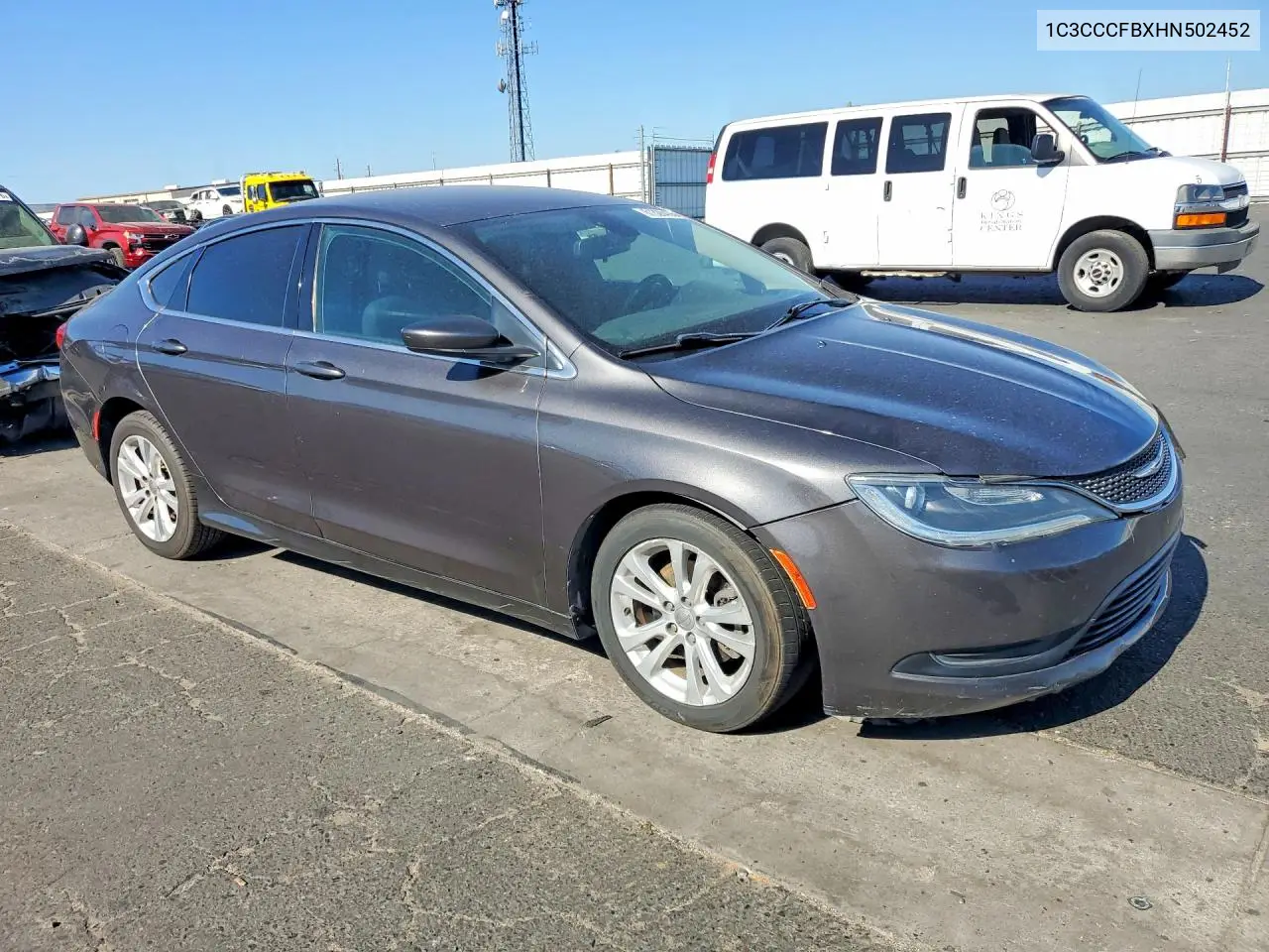 2017 Chrysler 200 Lx VIN: 1C3CCCFBXHN502452 Lot: 61328436