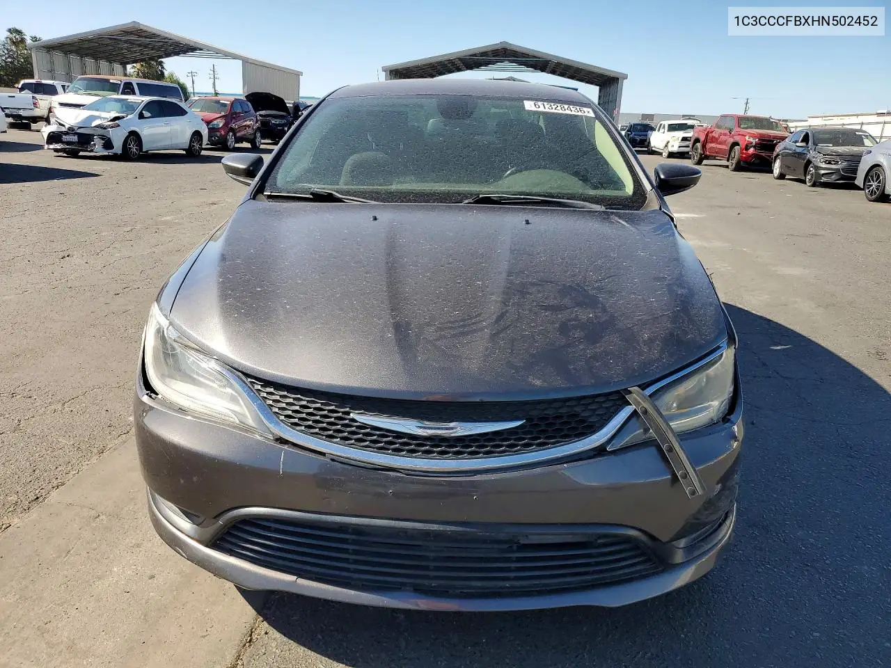 2017 Chrysler 200 Lx VIN: 1C3CCCFBXHN502452 Lot: 61328436