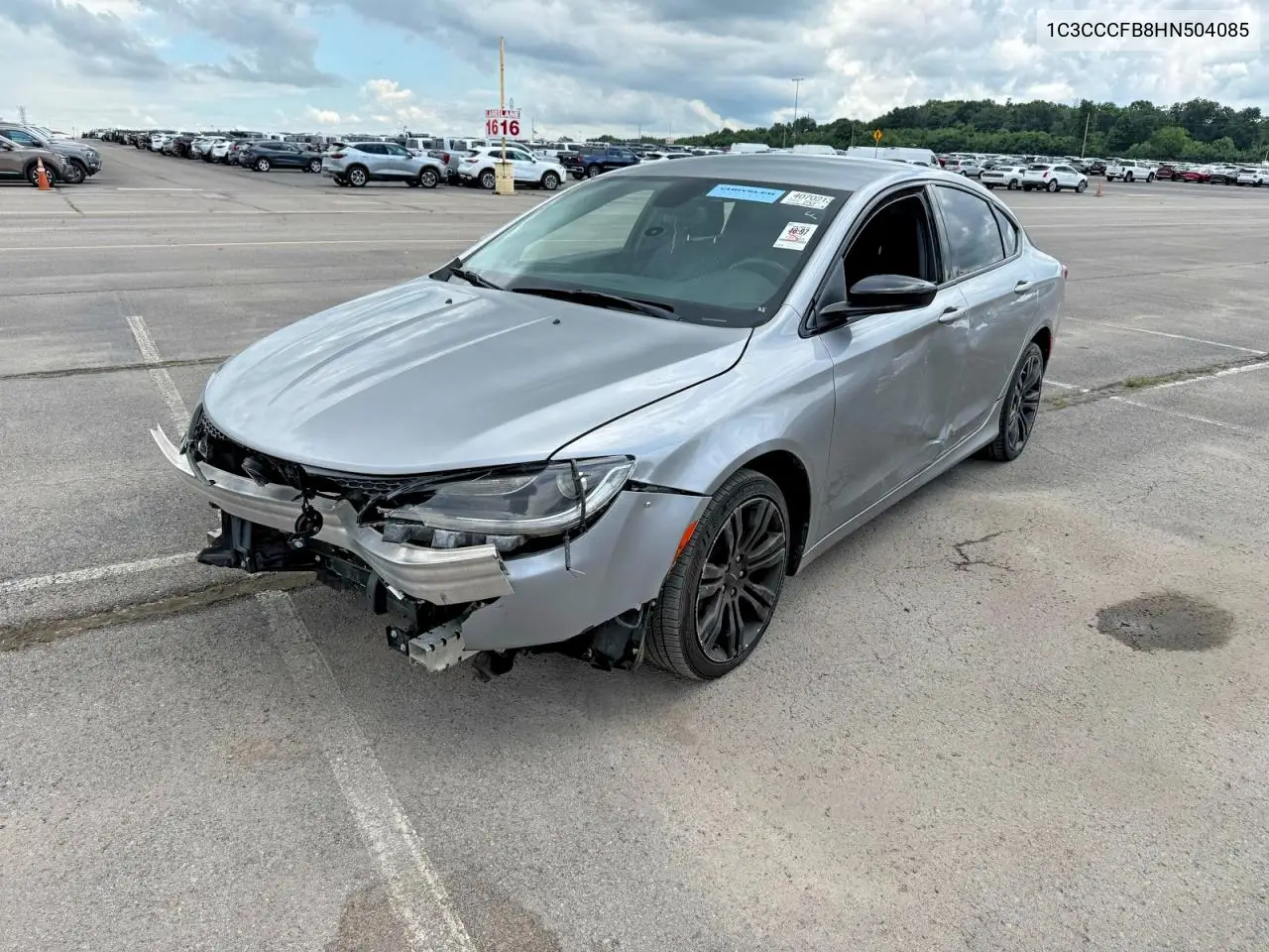 2017 Chrysler 200 Lx VIN: 1C3CCCFB8HN504085 Lot: 62357326