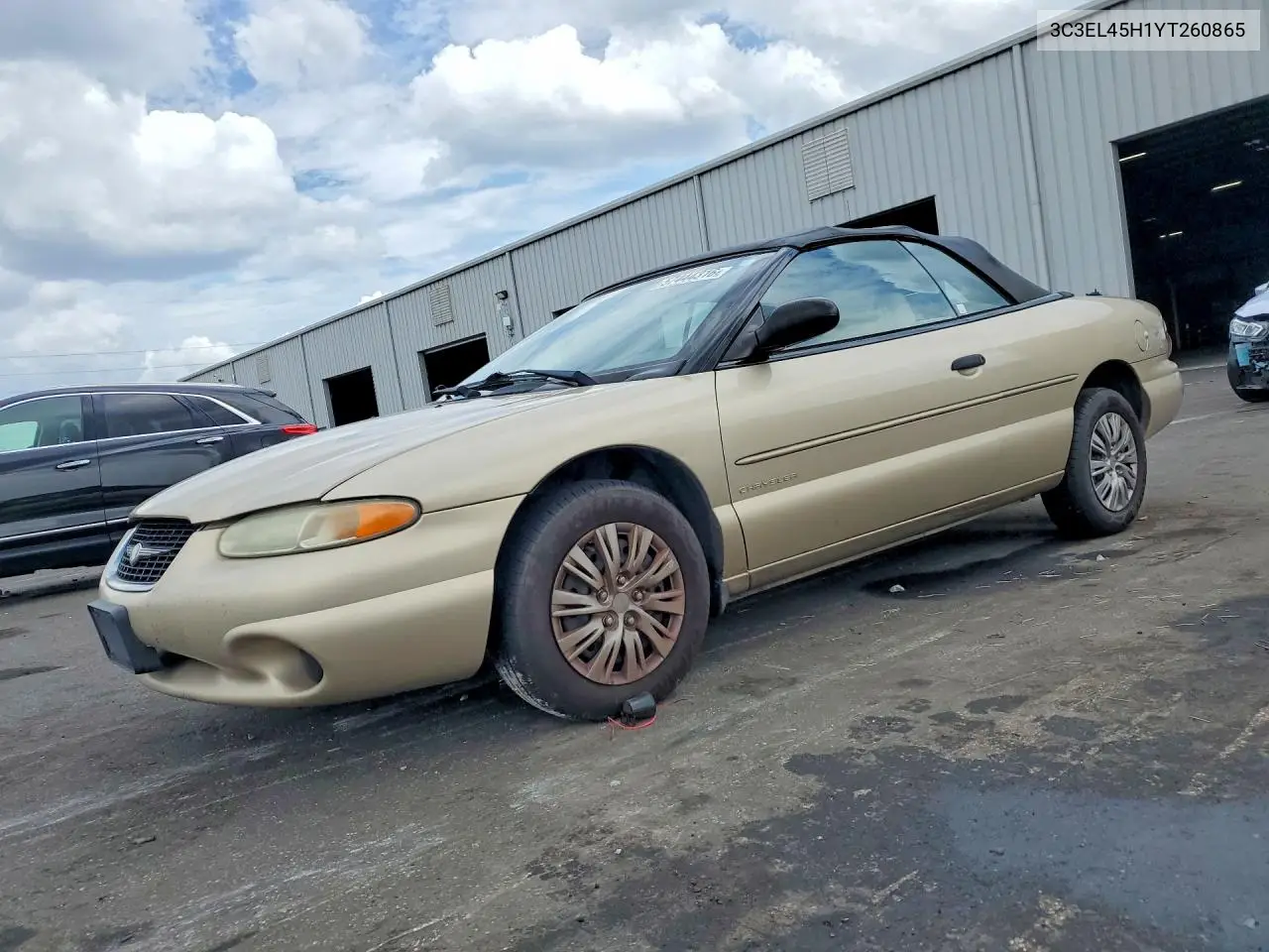 2000 Chrysler Sebring Jx VIN: 3C3EL45H1YT260865 Lot: 57444316