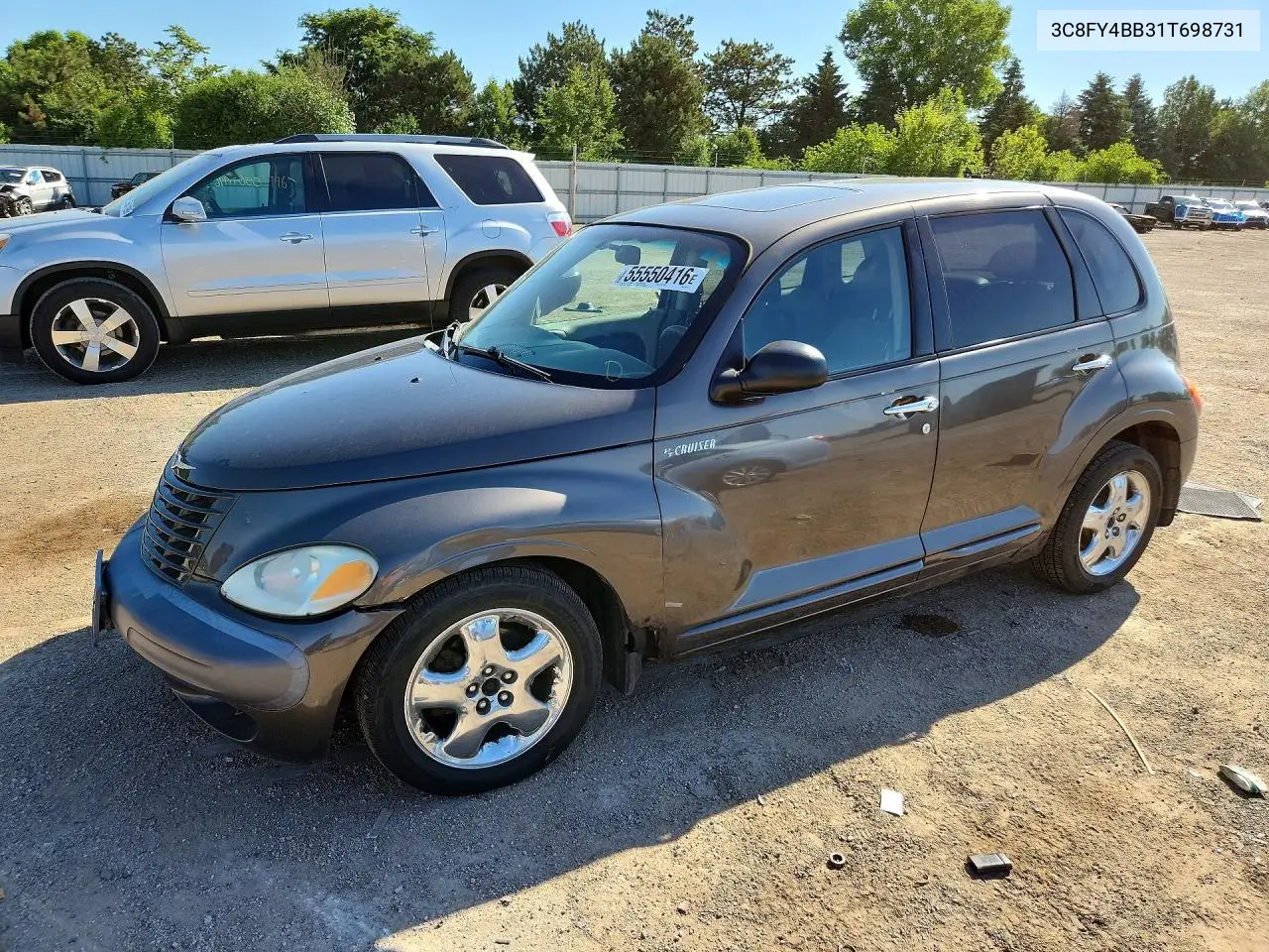 2001 Chrysler Pt Cruiser VIN: 3C8FY4BB31T698731 Lot: 55550416