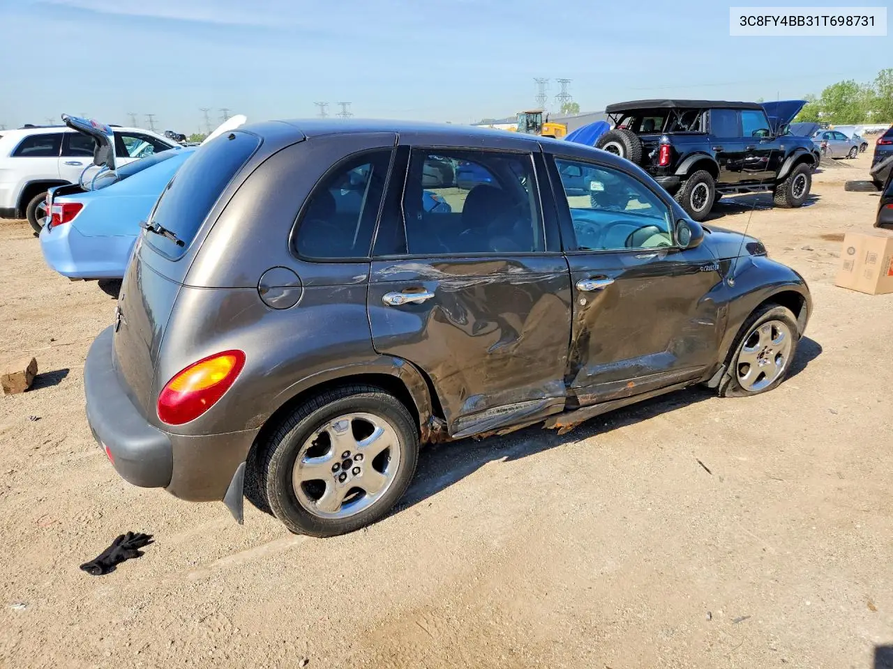 2001 Chrysler Pt Cruiser VIN: 3C8FY4BB31T698731 Lot: 55550416