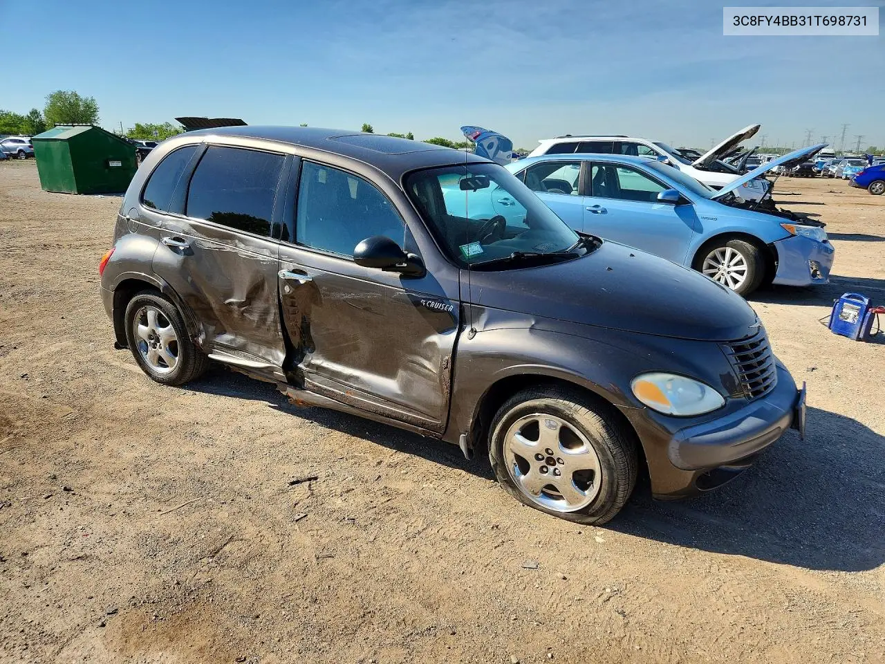 2001 Chrysler Pt Cruiser VIN: 3C8FY4BB31T698731 Lot: 55550416
