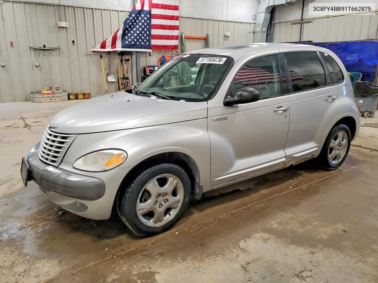 2001 Chrysler Pt Cruiser VIN: 3C8FY4BB91T662879 Lot: 57193476
