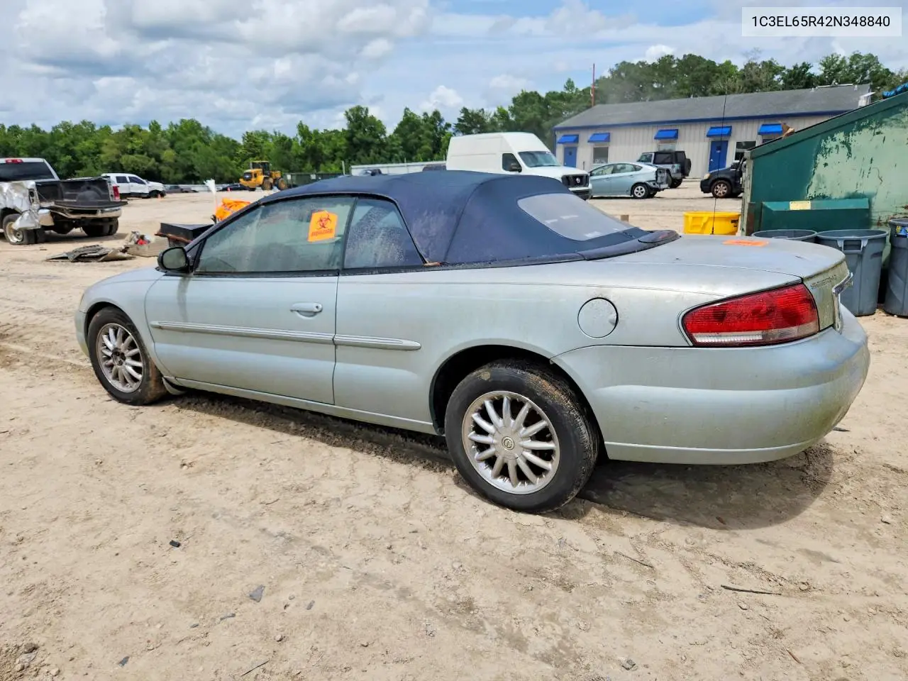 2002 Chrysler Sebring Limited VIN: 1C3EL65R42N348840 Lot: 53694726