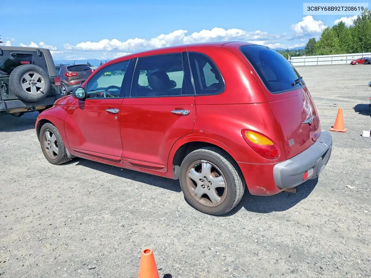 2002 Chrysler Pt Cruiser Limited VIN: 3C8FY68B92T208619 Lot: 54883126