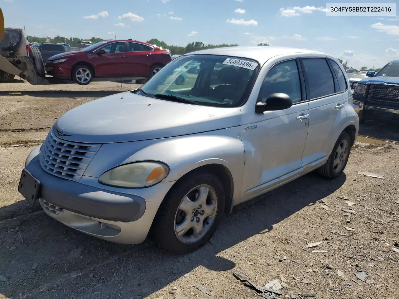 2002 Chrysler Pt Cruiser Touring VIN: 3C4FY58B52T222416 Lot: 55883496