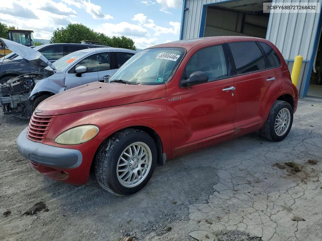 2002 Chrysler Pt Cruiser Limited VIN: 3C8FY68B72T268432 Lot: 55986446