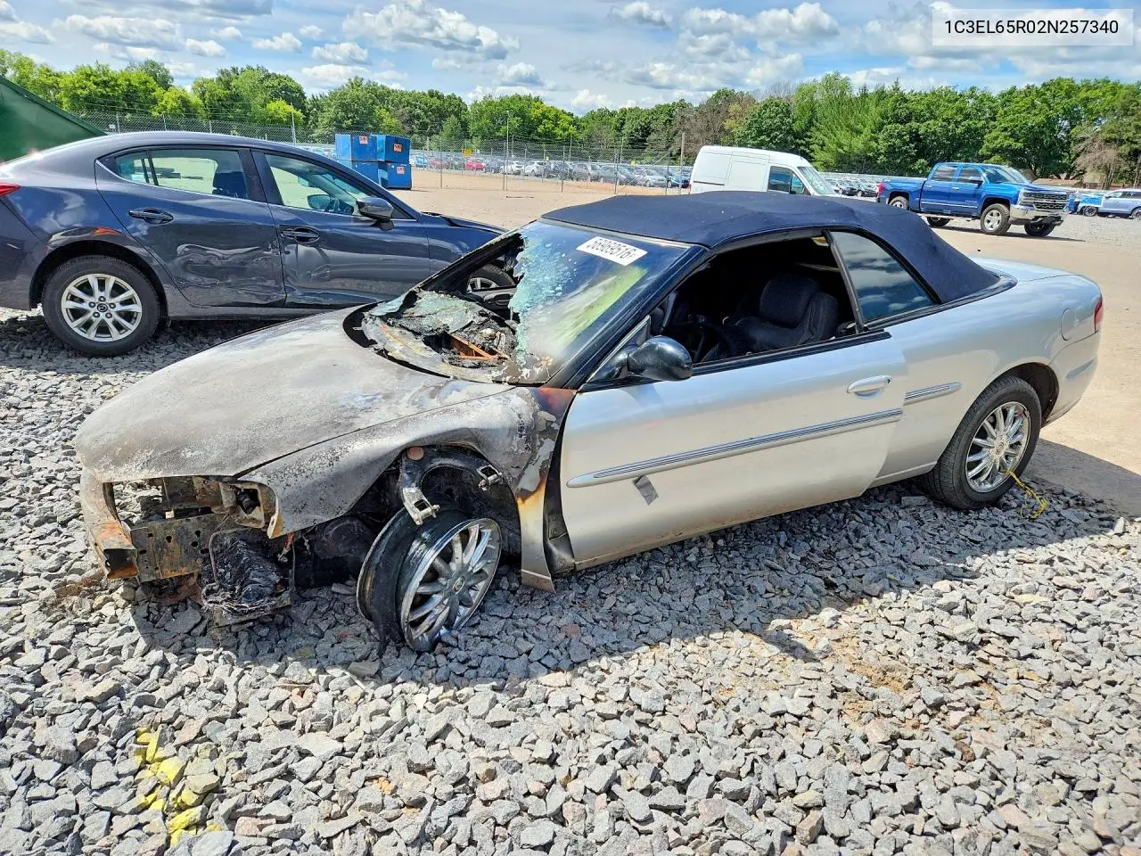 2002 Chrysler Sebring Limited VIN: 1C3EL65R02N257340 Lot: 56969516
