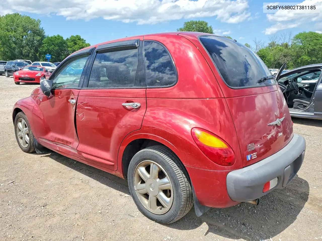 2002 Chrysler Pt Cruiser Limited VIN: 3C8FY68B02T381185 Lot: 57334576