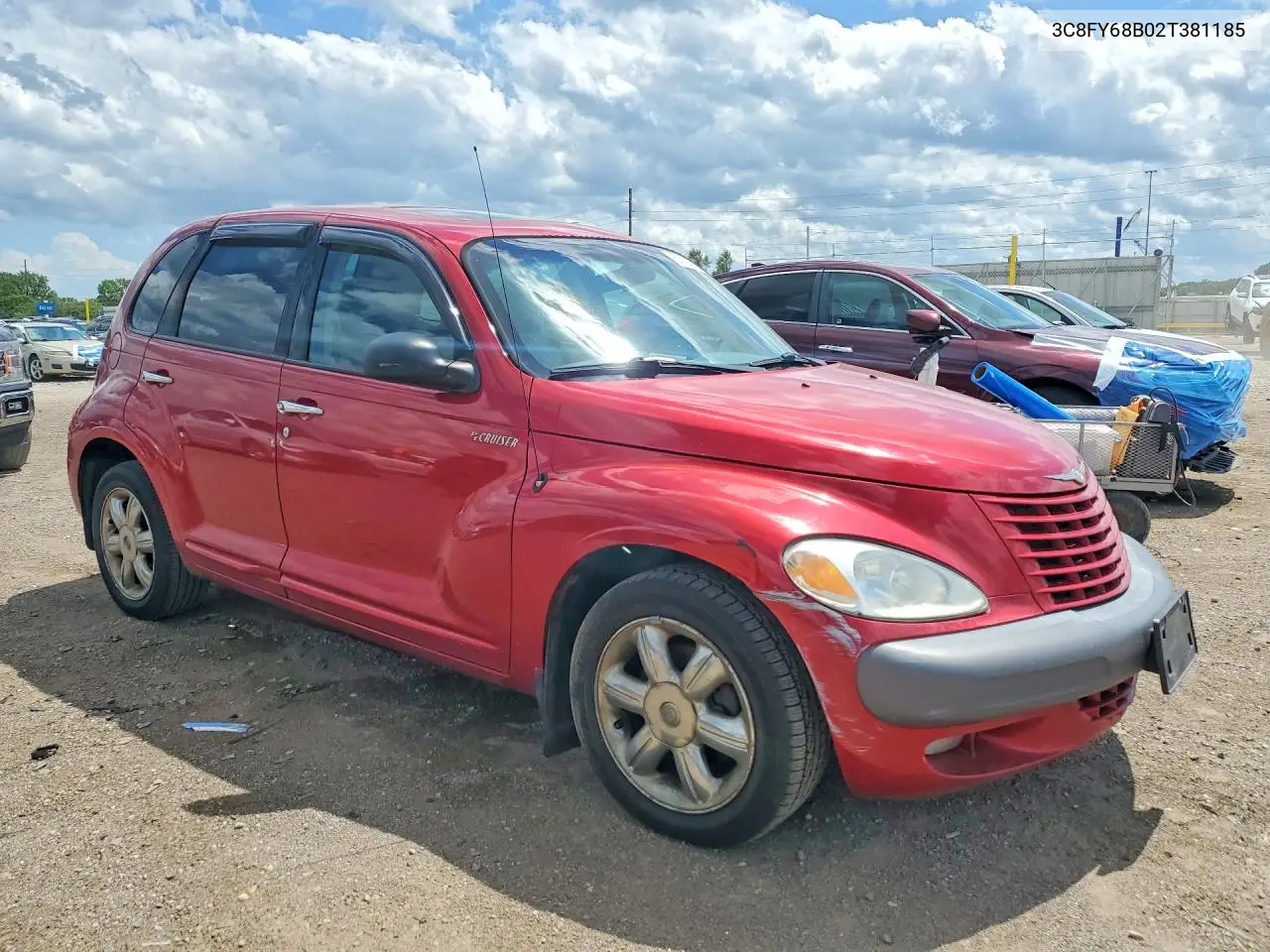 2002 Chrysler Pt Cruiser Limited VIN: 3C8FY68B02T381185 Lot: 57334576