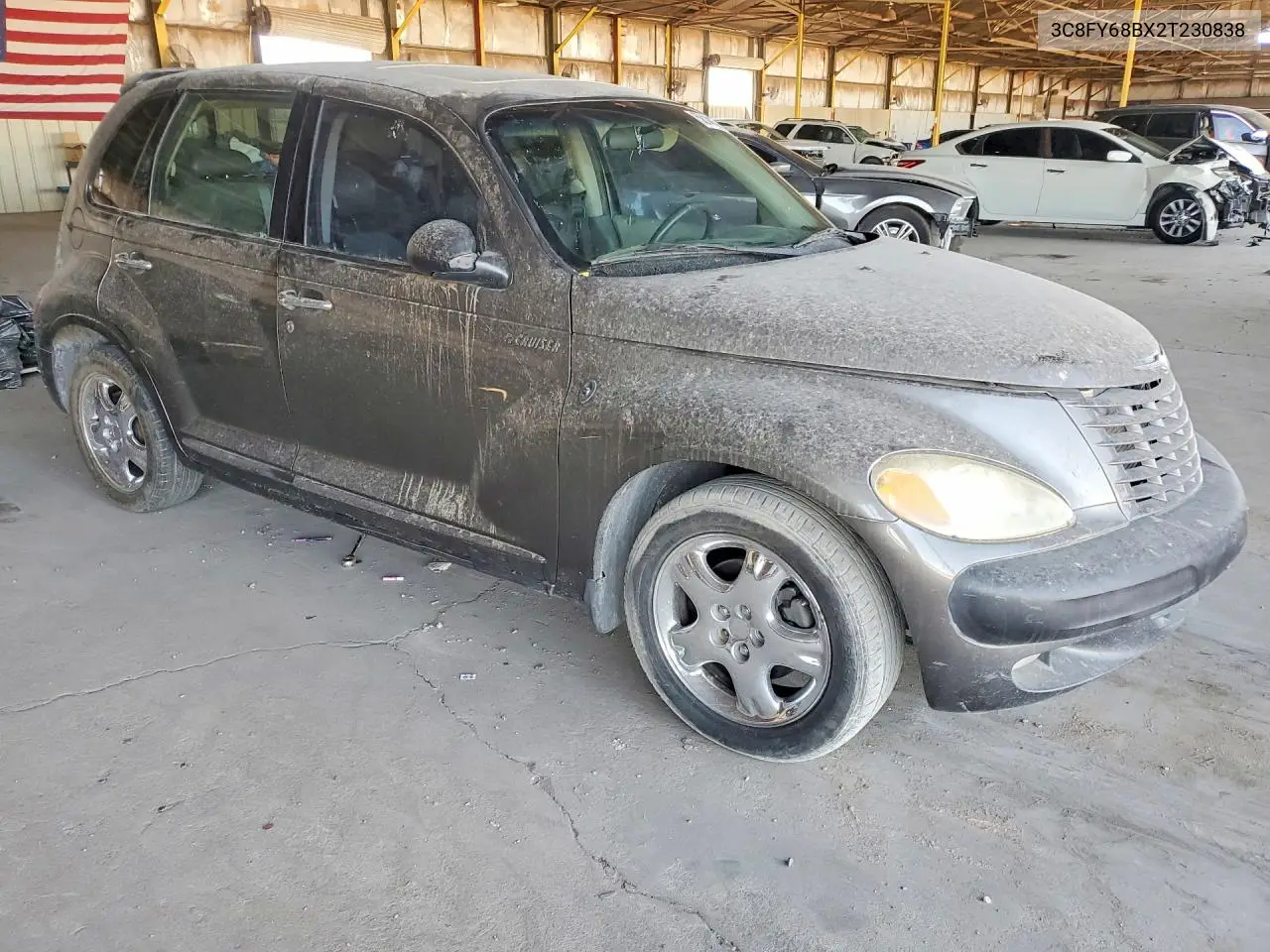 2002 Chrysler Pt Cruiser Limited VIN: 3C8FY68BX2T230838 Lot: 58141306