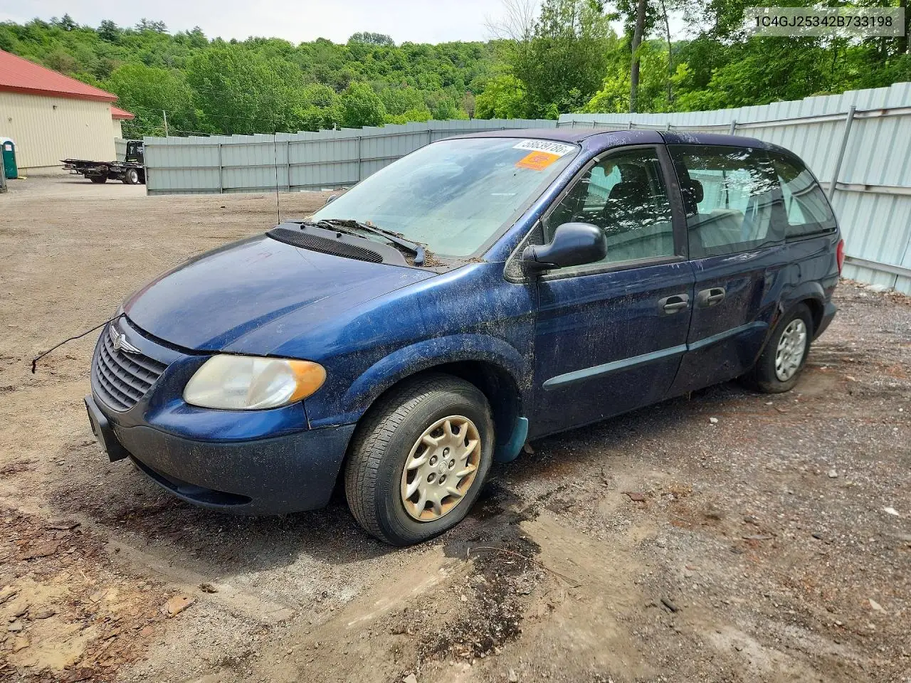 2002 Chrysler Voyager VIN: 1C4GJ25342B733198 Lot: 58639786