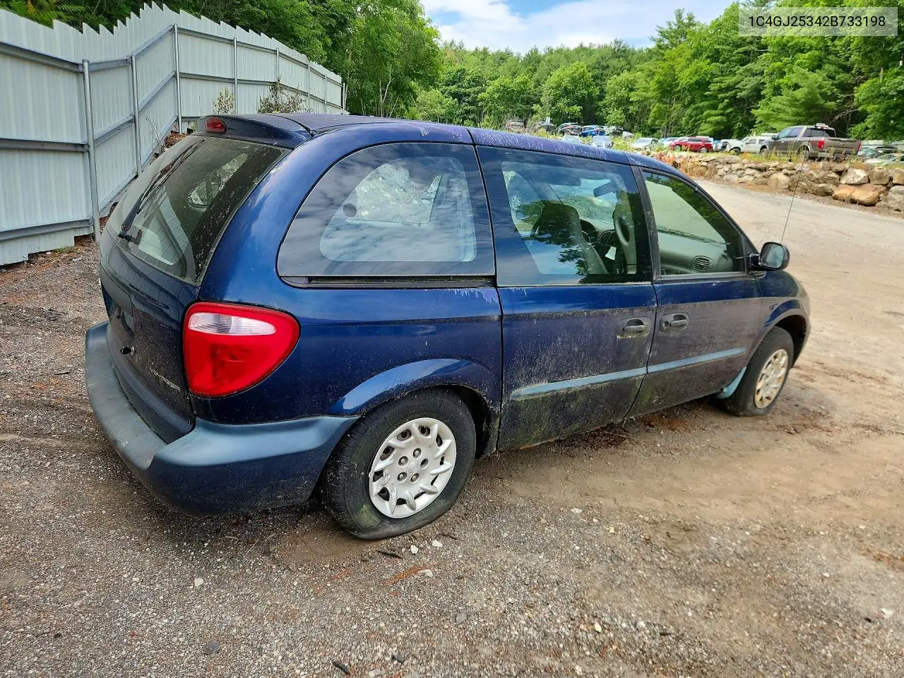 2002 Chrysler Voyager VIN: 1C4GJ25342B733198 Lot: 58639786